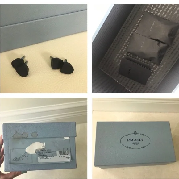 Prada Kitten Heels - Calzature Donna Suede Pumps in Granato - Picture 7 of 8